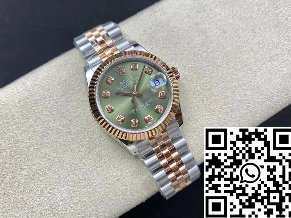 31MM Factory EW Dial Rolex Green Datejust 0909